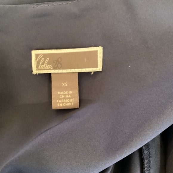 Chelsea 28 Butterfly Drape Split Sleeve Shift Dress Size XS Xsmall Blue - Picture 9 of 10